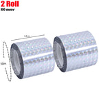 Bird Reflective Tape Repellent Pigeons Away Ribbon Anti Bird Laser Flash Tape Double Sided Garden Orchard Bird-proof Scare Tapes