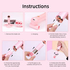 Portable Eyelash Glue Shaker Usb Charge Electric Wake-Up Device for Nail Polish Tattoo Ink Pigment Liquid Shaking Lash Glue Tool