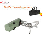 2600W Portable Folding Stove Camping Gas Stove  Outdoor Hiking BBQ Travel Cooking Grill Cooker Cassette Gas Burner