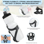 HUALONG Bike Water Bottle Holder Nylon Add Carbon Fiber Water Bottle Cage Road MTB Gravel Bikes Bicycle Water Bottl Drink Cup Ho