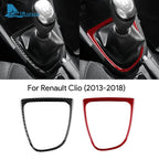 Carbon Fiber Gear Shift Frame Trim Sticker for Renault Clio 4 2013-2018 LHD/RHD
