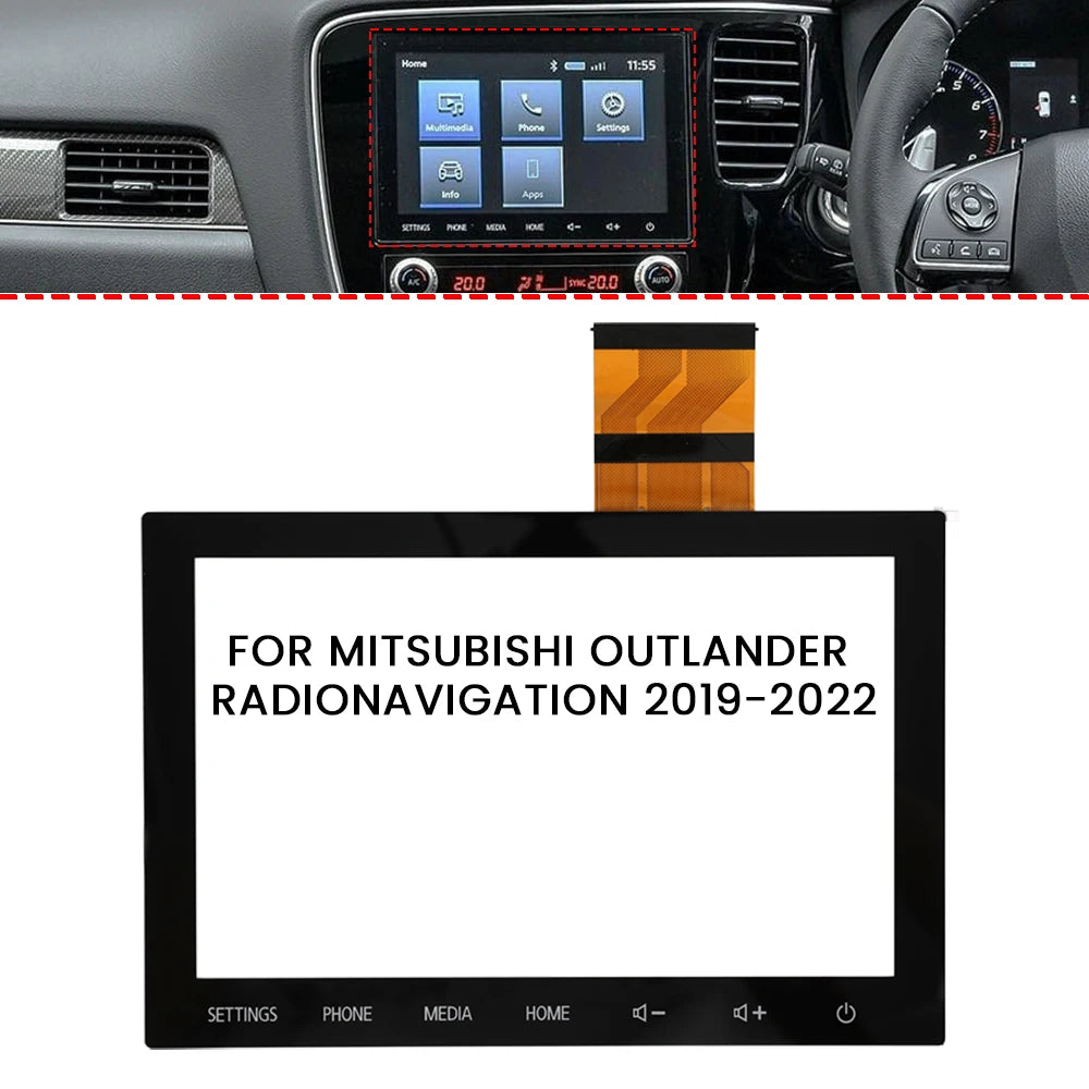 8 Inch Touch Screen For Mitsubishi Pajero Outlander Sport 2019-2022 8740A098 8740A103 Car CD Audio Radio Navigation