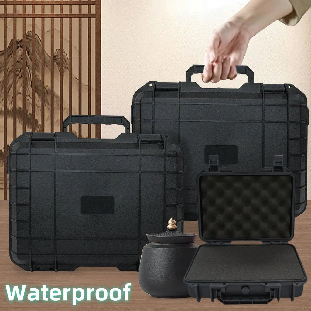 Waterproof Hard Box, Industrial Handy Storage Organizer Multipurpose Storage Container Durable Plastic Box for Tool & Instrument