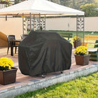 210D Bbq Grill Cover Waterproof Uv & Dust Protection Fits Most Models Durable Outdoor Cooking Accessory For Outdoor Grill