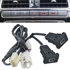 Quick Car Charger QC3.0 Type C PD USB Interface Socket Auto Phone Fast Charging Adapter Button For Volkswagen POLO 2011-2013