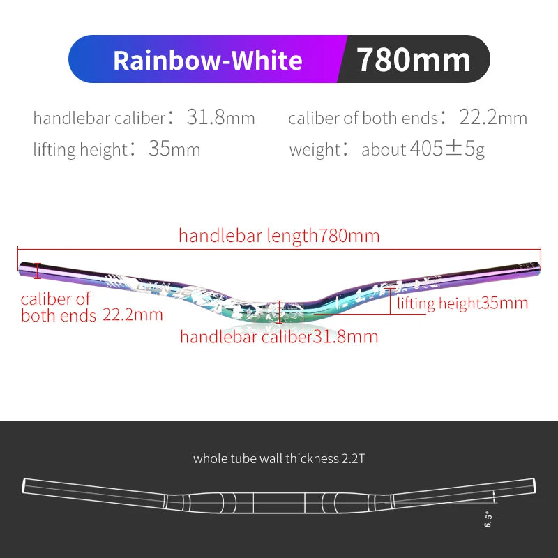 Rainbow White 780mm