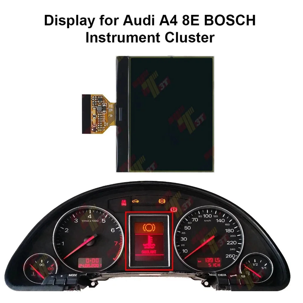 Dashboard Display for Audi A4/RS4/S4 8E and Seat Exeo Instrument Cluster Repair