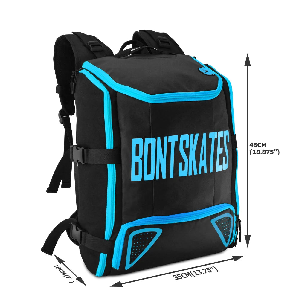 BONT Backpack Travel Bag Inline Ice Roller Speed Skating Roller Skates backpack Training backpack outdoor backpack Park Skates