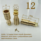 1PCS Brass Cane Crutch Tip with Anti-Skid 12mm-26mm for Hiking Pole Chair Leg Feet Replacement