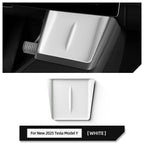 LUCKEASY for Tesla Model Y Launch 2025 Juniper Car Anti Dirt Pad Mobile Wireless Charging Anti-Slip Mats Silicone Accessiories