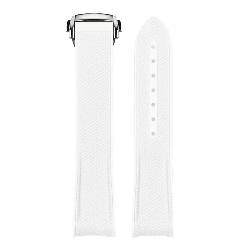 Strap for Omega X Swatch Joint MoonSwatch 20mm Curved End Silicone Rubber Band for Seamaster 300 Waterproof Sport Watch Bracelet