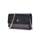 CHCH Women's Shoulder Bag New Magnetic Flip Chain Bag Brown Small Square Bag Wallet