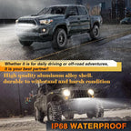 JANLN7 LED Light Off Road Driving Bar Spotlight 21“ 15” 9“ App AI RGB DRL Car Truck SUV ATV UTV Boat 150W 100W 50W 12V 24V