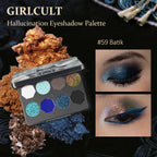 Girlcult Hallucination Eyeshadow Palette 8-Color Silky Powder Matte & Shimmer - Style 57-59