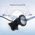 IP68 Waterproof Underwater LED Lights 12V RGB Multicolour Aquarium Light Garden Fountain Pond Fish Tank Swimming Pool Spot Lamp