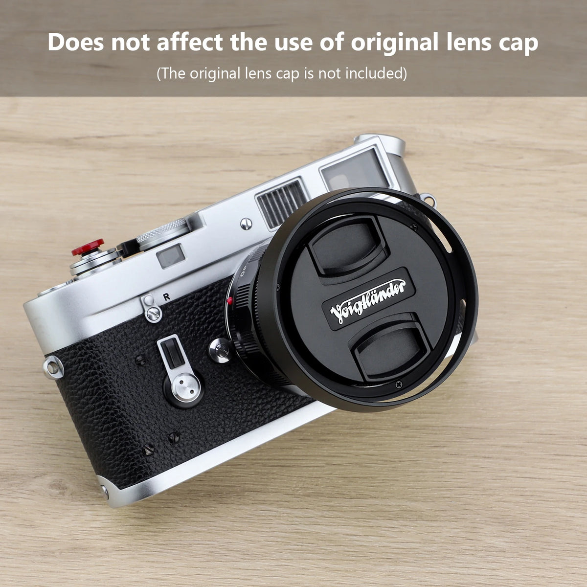 Haoge Bayonet Metal Round Lens Hood for Voigtlander APO-LANTHAR 35mm F2  VM,APO-LANTHAR 50mm F2 VM Lens Black