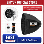 ZHIYUN Official Mini Softbox Octagon ZY Mount EX1H02 Accessories for ZHIYUN Molus G60 X100 CINEPEER CX100 COB Video Light