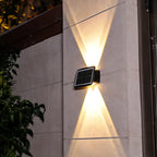 Solar Wall Lamp Led Outdoor Waterproof Decoration Garden Lamp Up And Down Luminous Lighting for Wall Porch Balcony Garden Street