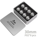 QANBA Gravity LX Arcade buttons metallic color 30mm Mechanical Pushbutton switch Arcade stick accessory DIY parts (8Pcs)