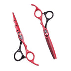 Purple Dragon Hair Scissors Professional 6" Japan Stainless Hair Cutting Scissors Barber Shop Hairdressing Thinning Shears Z1019
