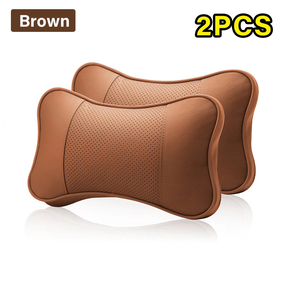 Car Universal Headrest Pillow - Support Cushion, Seat Head Support Protector Auto Travel For Cadillac Escalade ATS CTS BLS SRX