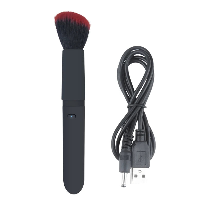 MAIZIUP Vibrating Makeup Brush with 10 Vibration Frequencies For Quick Makeup Electric Make up Puff Applicator Cosmetics Brush