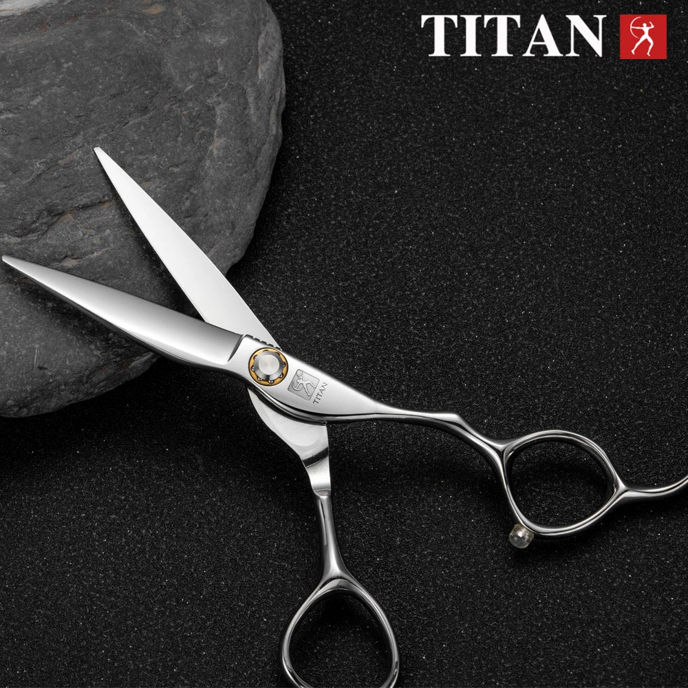 Titan professional hairdresser cut thinning scissors for barber salon tools scissors kit new