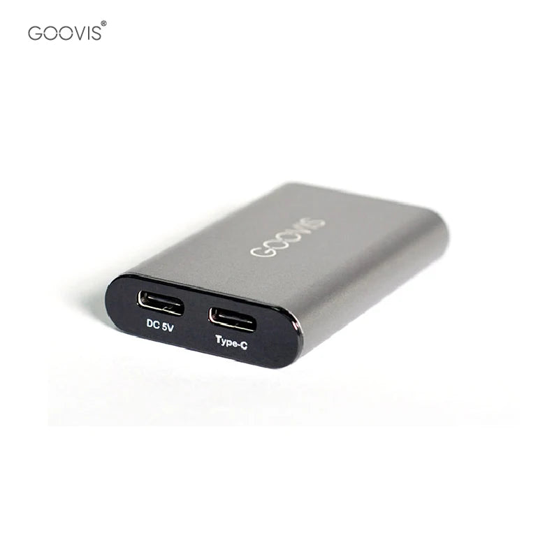 Goovis HDMI To Type-c Adapter for GOOVIS Young Head-Mounted Display HD 4K Converter USB-c Portable Video Adapter Black
