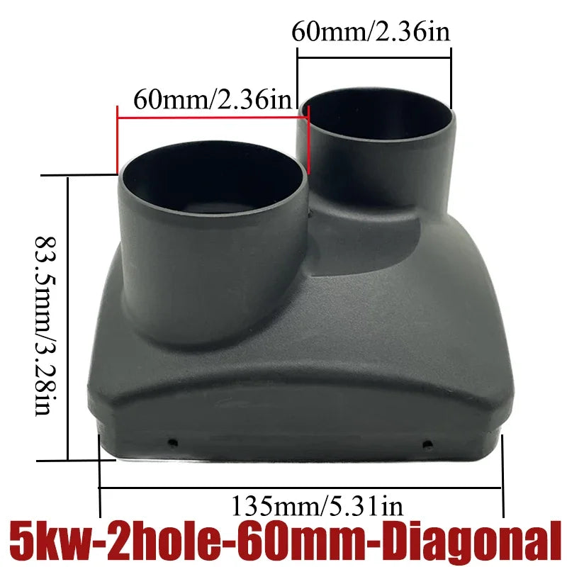 42/60/75/90mm Air Outlet Vent Cover For 2KW 5KW Air Diesel Parking Heater Parts For Webasto Eberspacher Car Truck Bus Caravan