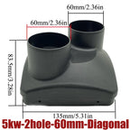 42/60/75/90mm Air Outlet Vent Cover For 2KW 5KW Air Diesel Parking Heater Parts For Webasto Eberspacher Car Truck Bus Caravan