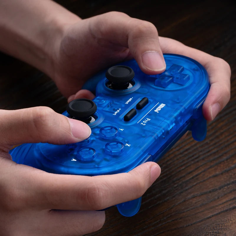 8Bitdo Pro 2 Hall Effect Joystick Bluetooth Controller Wireless Gamepad for Switch /Switch 2 PC macOS Android Steam Raspberry Pi