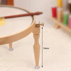 3/4Pcs Adjustable Portable Wooden Embroidery Hoop Stand For Handmade Cross Stitch Hoop Embroidery Ring Frame Embroidery Tools