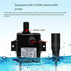 Solar Water Pump 12V Circulating Fish Pond Filtration Oxygen Submersible Pumps For Outdoor Fish Tank Water Reservoir