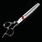 6 "7" Dragon Handle Japanese 440C Steel Barber Scissors Professional Cutting and Thinning Scissors