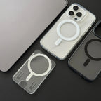For Magsafe Clear Acrylic Wallet Photo Card Bag For iPhone 17 Air 13 12 11 14 15 16 Pro Max Plus Magnetic Case Cover Accessories