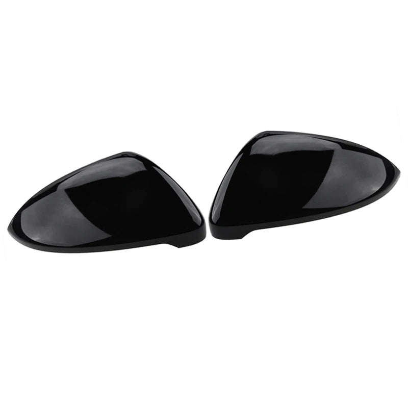 Side Mirror Cover Cap Black/Carbon Pattern for VW Golf 7 MK7/MK7.5 2013-2020