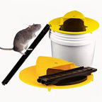 "Smart Auto-Reset Mouse Trap - Continuous Catch Flip Lid Design | Indoor Pest Solution"（The product does not include buckets）
