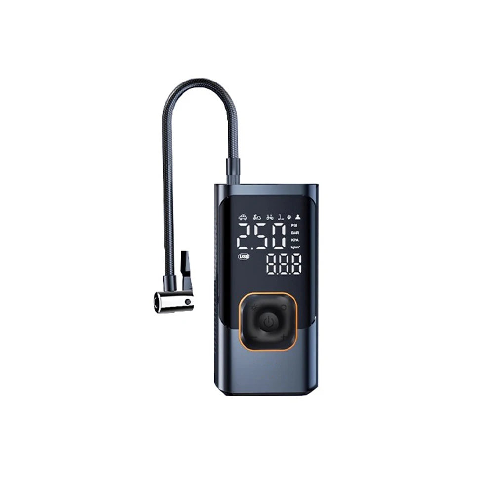 Car mounted inflation pump tire pressure measurement air pump electric bicycle portable air pump