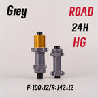 New 24 Hole Sealed Bearing Ultra Light Four Claw Road Bicycle Wheel Hub, 100/135/142 Compatible With For SHIMANO SRAM 11S