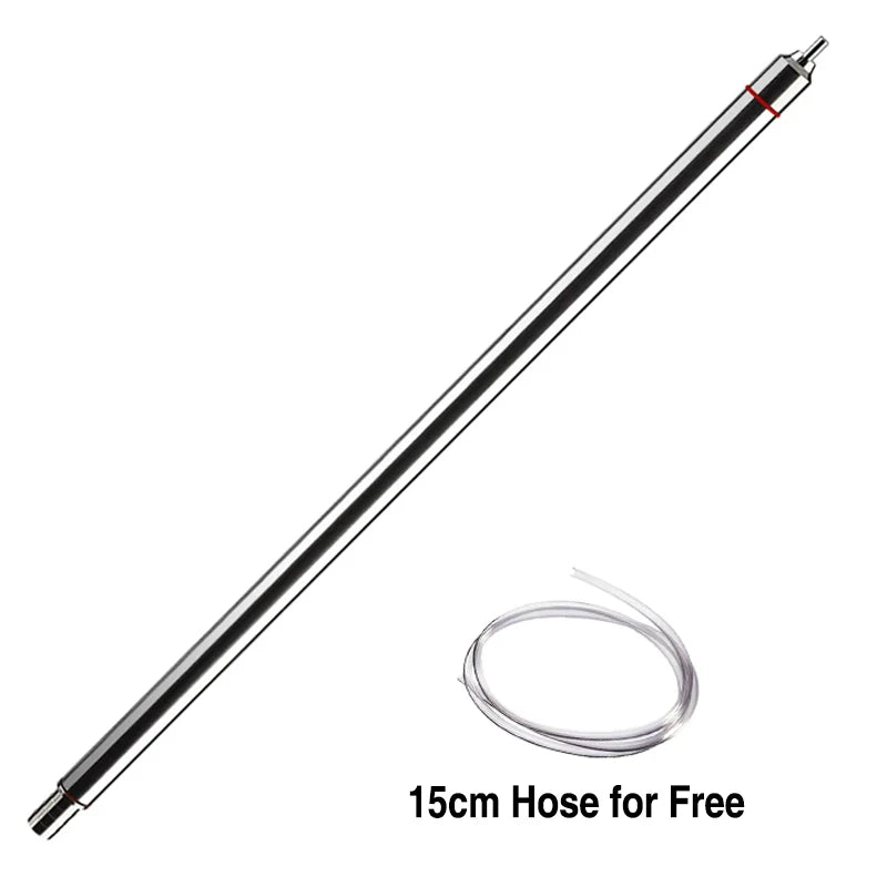 Elecqueen Spring Loaded Bottle Filler,Stainelss Steel Tip Bottling Wand with 3/8'' Tubing, Homebrew Large Traffic Beer Transfer