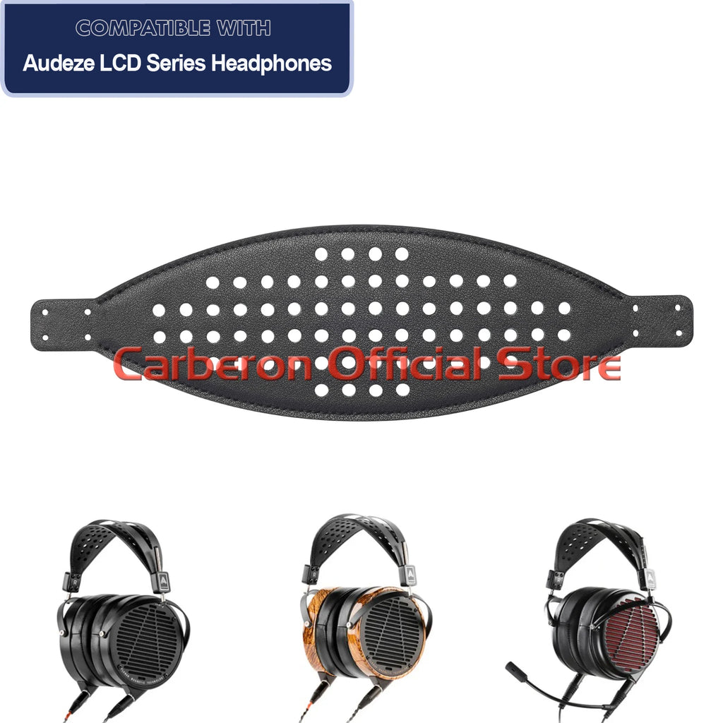 Carberon Genuine Leather Headband Strap for Audeze LCD-2 LCD-2 Classic LCD-3 LCD-4 LCD-4Z LCD-X LCD-XC LCD-MX4 LCD-GX Headphones