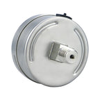 MAIRUIKSI Dry Pressure Gauge 60mm Back Mount 1/4 BSP(G) Vacuum/Pressure -1-0 to 0-600bar