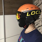 LOCLE Professional Skiing Helmet Men Women Children Ski Helmet Snow Skating Snowboard Snowmobile Skateboard Helmet Size 52-61cm