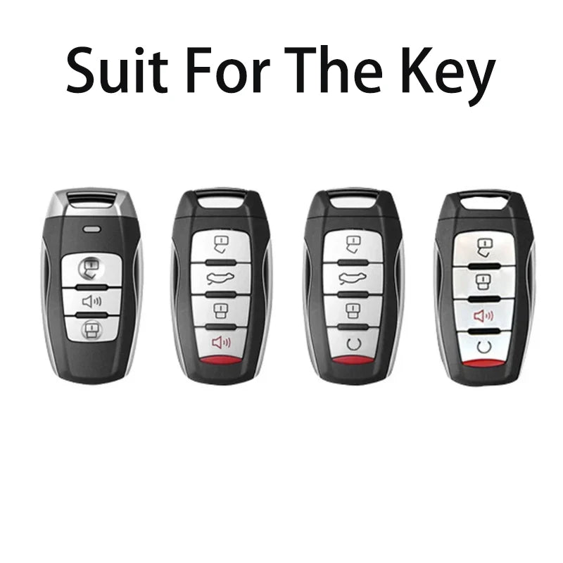 Car key fob case cover for Haval H6 (has light/no light) black or white