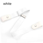 New 4/3/2/1PC Stretch Elastic Waist Band Invisible Belt Buckle-Free Belts for Women Men Jean Pants Dress No Buckle Easy To Wear