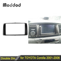 Radio fascia dash trim kit for Toyota Corolla 2001-2006 stereo GPS CD DVD install frame