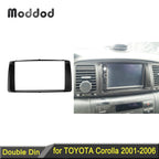 Radio fascia dash trim kit for Toyota Corolla 2001-2006 stereo GPS CD DVD install frame
