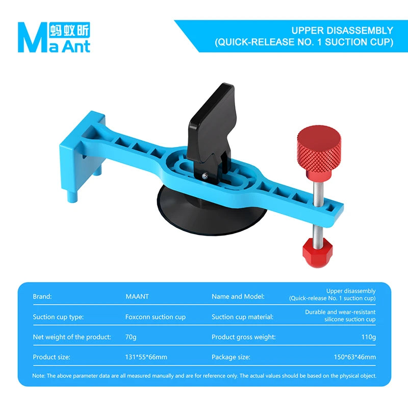 MAANT SC-01 Quick Release Suction Cup Fixture for Phone PCB Repair, 110V or 220V Set