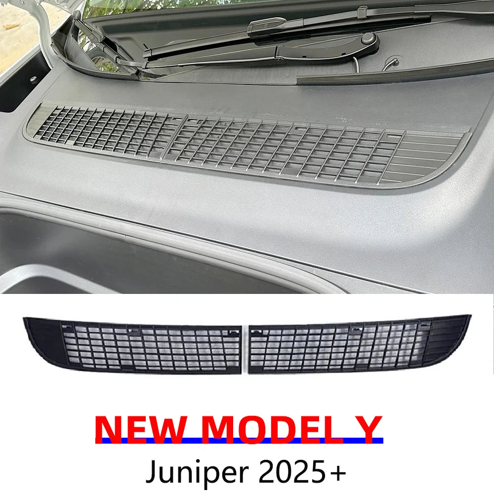 For Tesla New Model Y Juniper 2025 2026 Insect-proof Net Front Trunk Grille Mesh Inserts Vent Grille Air Inlet Protective Cover