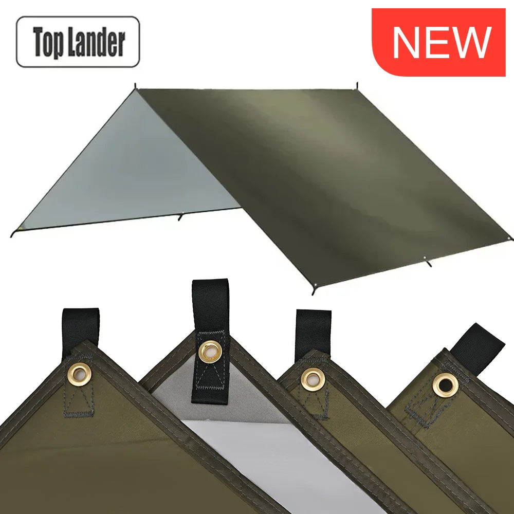 Camping Tarp Waterproof Tent Tourist Awning Shade Garden Canopy Beach Sunshade Outdoor Ultralight Sun Shelter Hiking Backpacking
